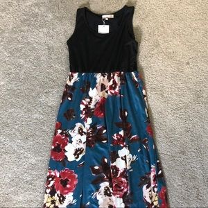 Floral maxi dress